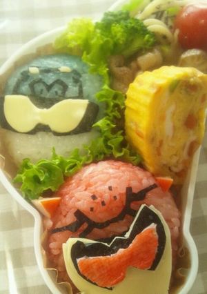キャラ弁*ゴーバスターズ(ブルー)-レシピのメイン写真