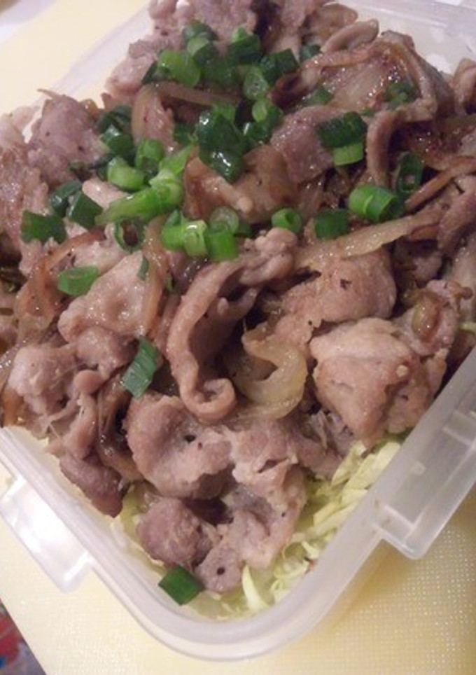 塩麹さんの豚しょうが焼き弁当-レシピのメイン写真