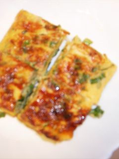 青葱で卵焼き-レシピのメイン写真