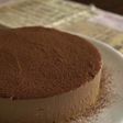 チョコレートのレアチーズケーキ