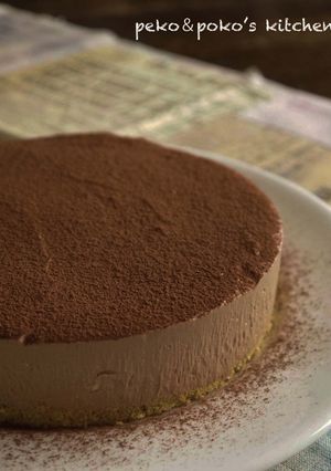 チョコレートのレアチーズケーキ-レシピのメイン写真