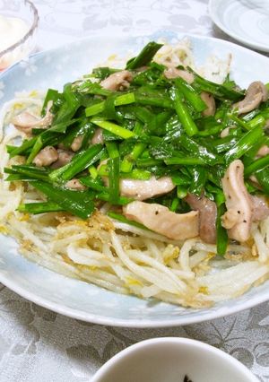 にらもやしのホルモン炒め-レシピのメイン写真
