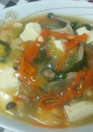中華風 豆腐の野菜あんかけ煮-レシピのメイン写真