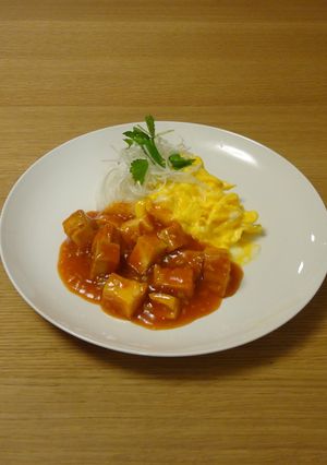 厚揚げのチリソースご飯-レシピのメイン写真