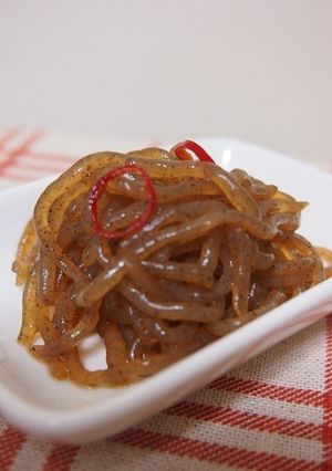 こんにゃくのピリ辛炒め-レシピのメイン写真