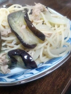 柚子こしょうで!茄子とツナのスパゲティ-レシピのメイン写真