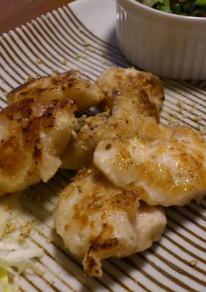鶏ささみの塩麹焼き❁梅風味-レシピのメイン写真