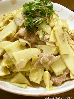 春限定★筍と豚バラの炒め煮-レシピのメイン写真