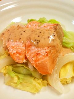 レンジで簡単♪サーモンの温野菜サラダ-レシピのメイン写真