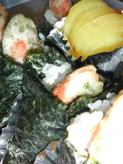 魚肉ソーセージ天むす-レシピのメイン写真