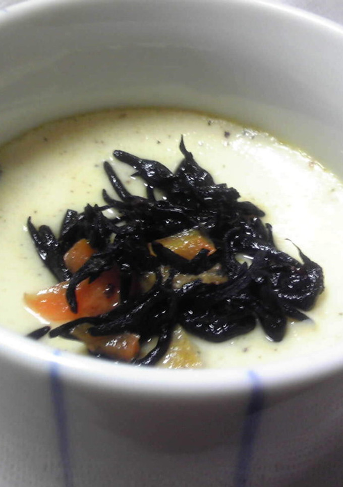 リメイク☆ひじきの煮物で作る茶碗蒸し-レシピのメイン写真