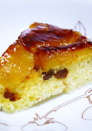 フライパンdeアップルレーズン塩麹ケーキ-レシピのメイン写真