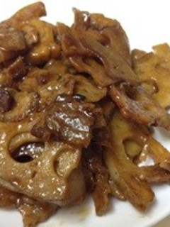 簡単すぎる!蓮根と豚肉のオイスター炒め-レシピのメイン写真