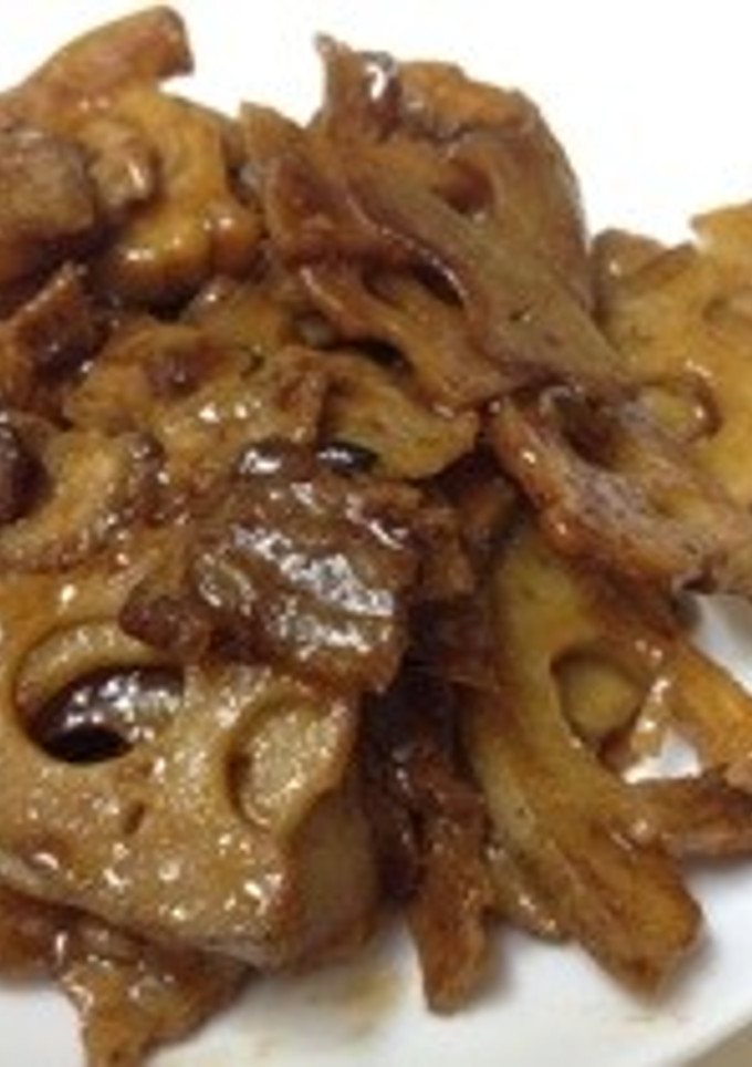 簡単すぎる！蓮根と豚肉のオイスター炒め-レシピのメイン写真