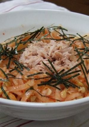 ツナキムチ大根サラダ　ダイエット向け！-レシピのメイン写真