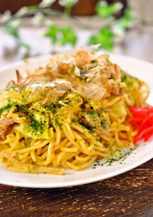 まろやか♪塩麹で玉子入り焼きそば-レシピのメイン写真