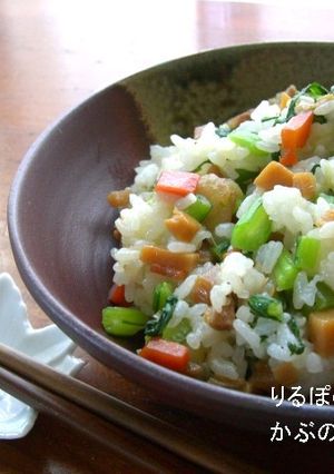 かぶの葉ごはん-レシピのメイン写真