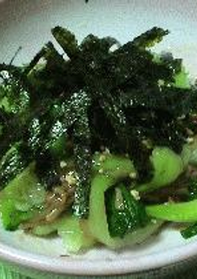 青梗菜となめたけの和え物-レシピのメイン写真