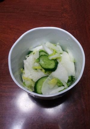 白菜ときゅうりと大根の漬け物-レシピのメイン写真