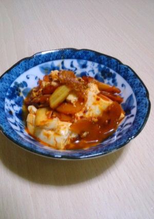 豆腐のキムチ炒め-レシピのメイン写真