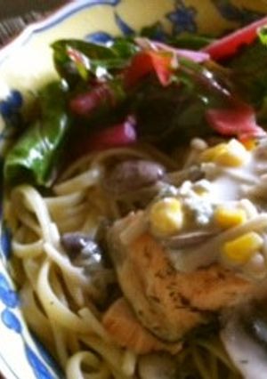 鮭のゴルゴンゾーラソースパスタ-レシピのメイン写真