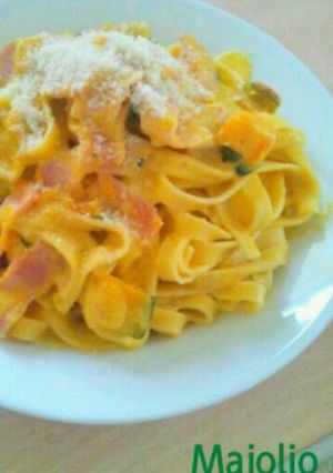 かぼちゃのクリームパスタ-レシピのメイン写真