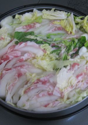 ☆白菜と豚バラ肉の重ね鍋☆あっさり醤油-レシピのメイン写真