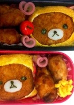 リラックマのキャラ弁-レシピのメイン写真