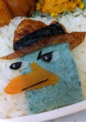 キャラ弁 エージェントP-レシピのメイン写真
