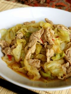 簡単★キャベツと豚肉の酒蒸し-レシピのメイン写真