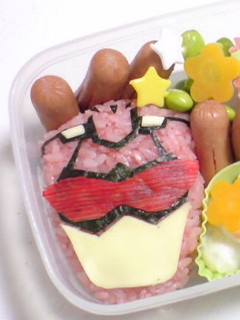 キャラ弁☆ゴーバスターズ☆レッド弁当-レシピのメイン写真