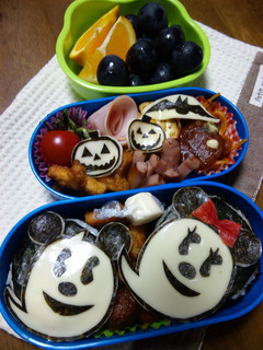 ミッキーミニー☆ハロウィン弁当♪-レシピのメイン写真