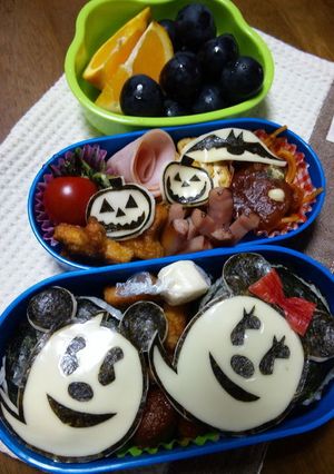 ミッキーミニー☆ハロウィン弁当♪-レシピのメイン写真