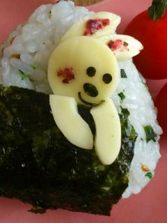 キャラ弁☆うさちゃんおにぎり♪-レシピのメイン写真
