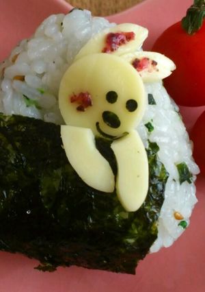 キャラ弁☆うさちゃんおにぎり♪-レシピのメイン写真