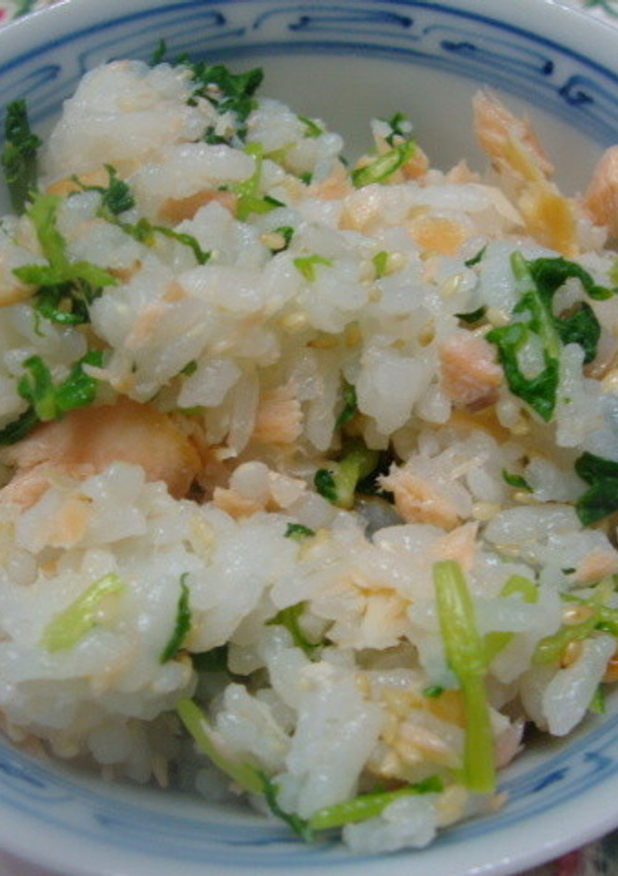 簡単鮭の混ぜご飯-レシピのメイン写真