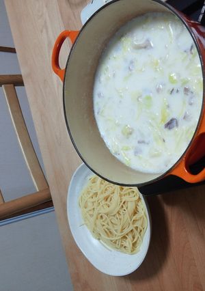 パスタフォンデュ-レシピのメイン写真