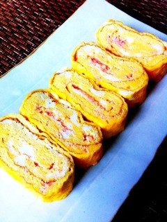 お弁当にも♪明太マヨのとろける卵焼き-レシピのメイン写真