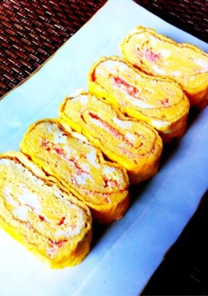 お弁当にも♪明太マヨのとろける卵焼き-レシピのメイン写真
