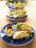 朝食は、ピタパンサンドで！