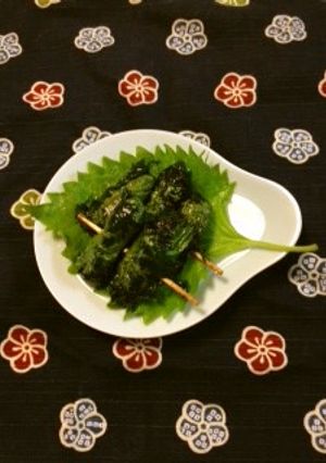 moso家の常備菜①　胡桃味噌のしそ巻き-レシピのメイン写真