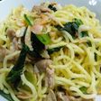 ★桜エビと小松菜の塩焼きそば★