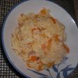 塩麹のニンジン炊き込みご飯