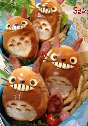 キャラ弁☆トトロールパンサンド☆-レシピのメイン写真