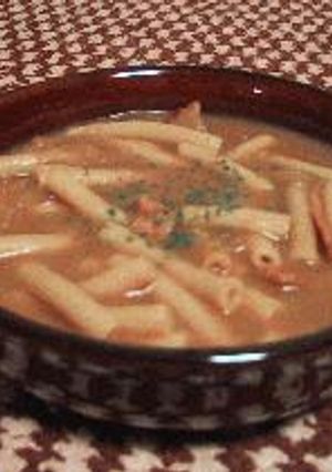 華麗な(?)マカロニスープ-レシピのメイン写真