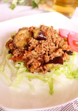 夏野菜入り塩こうじのタコライス-レシピのメイン写真