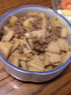 筍とそぼろの甘辛煮-レシピのメイン写真