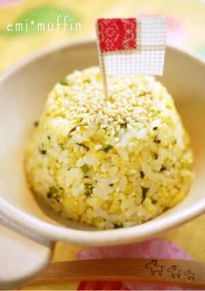 レンジで簡単♡ごま香るヘルシ〜炒飯-レシピのメイン写真