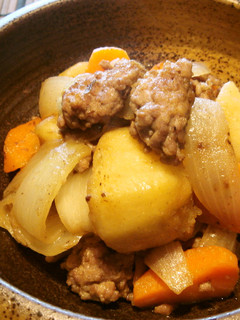 挽き肉で✿ちょっと洋風✿簡単肉じゃが-レシピのメイン写真