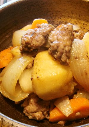 挽き肉で✿ちょっと洋風✿簡単肉じゃが-レシピのメイン写真